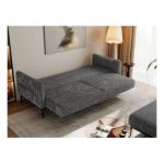 Narożnik SALENTO L - uniwersalny - szary, sztruks