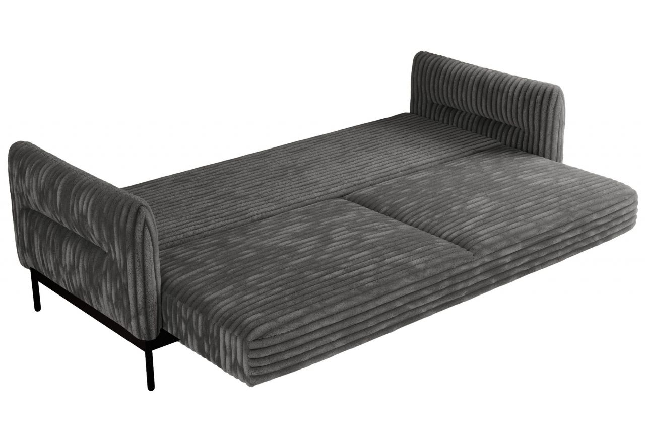 Narożnik SALENTO L - uniwersalny - szary, sztruks