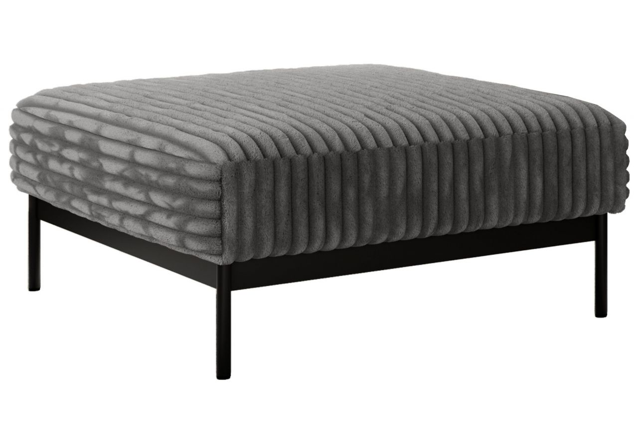 Narożnik SALENTO L - uniwersalny - szary, sztruks