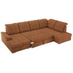 Narożnik MADRITO U - strona prawa - pomarańczowy, struktura