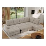 Narożnik MADRITO U - strona prawa - beżowy, struktura