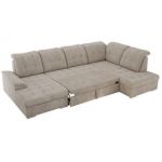 Narożnik MADRITO U - strona prawa - beżowy, struktura