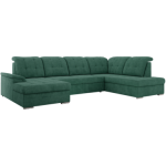 Narożnik MADRITO U - strona prawa - zielony, struktura