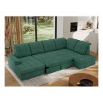 Narożnik MADRITO U - strona prawa - zielony, struktura