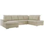 Narożnik MADRITO U - strona prawa - beżowy, welwet
