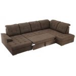 Narożnik MADRITO U - strona prawa - brązowy, welwet