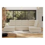 Narożnik MADRITO U - strona prawa - beżowy, boucle