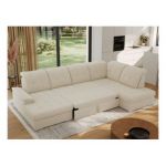 Narożnik MADRITO U - strona prawa - beżowy, boucle