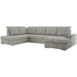 Narożnik MADRITO U - strona lewa - jasnoszary, struktura