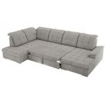 Narożnik MADRITO U - strona lewa - jasnoszary, struktura