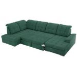 Narożnik MADRITO U - strona lewa - zielony, struktura