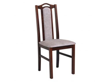 Eleganckie krzesło tapicerowane z wysokim oparciem do jadalni - ANAT 9