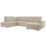 Narożnik MADRITO U - strona lewa - beżowy, boucle