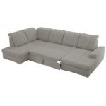 Narożnik MADRITO U - strona lewa - szary, boucle