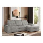 Narożnik MADRITO L - strona prawa - jasnoszary, struktura