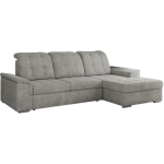 Narożnik MADRITO L - strona prawa - jasnoszary, struktura