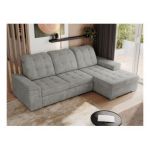 Narożnik MADRITO L - strona prawa - jasnoszary, struktura