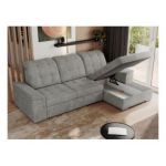 Narożnik MADRITO L - strona prawa - jasnoszary, struktura