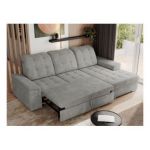 Narożnik MADRITO L - strona prawa - jasnoszary, struktura