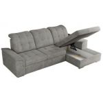 Narożnik MADRITO L - strona prawa - jasnoszary, struktura