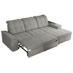 Narożnik MADRITO L - strona prawa - jasnoszary, struktura