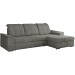 Narożnik MADRITO L - strona prawa - szary, struktura