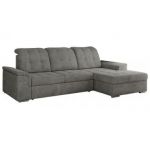 Narożnik MADRITO L - strona prawa - szary, struktura