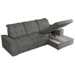 Narożnik MADRITO L - strona prawa - szary, struktura