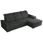 Narożnik MADRITO L - strona prawa - ciemnoszary, struktura