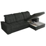 Narożnik MADRITO L - strona prawa - ciemnoszary, struktura