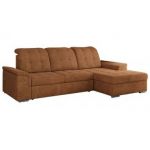 Narożnik MADRITO L - strona prawa - pomarańczowy, struktura