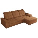 Narożnik MADRITO L - strona prawa - pomarańczowy, struktura