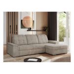 Narożnik MADRITO L - strona prawa - beżowy, struktura