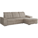 Narożnik MADRITO L - strona prawa - beżowy, struktura