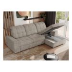 Narożnik MADRITO L - strona prawa - beżowy, struktura