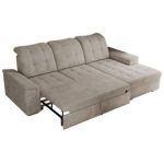 Narożnik MADRITO L - strona prawa - beżowy, struktura