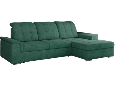 Narożnik MADRITO L - strona prawa - zielony, struktura