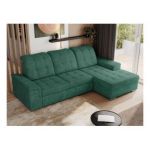 Narożnik MADRITO L - strona prawa - zielony, struktura