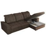 Narożnik MADRITO L - strona prawa - brązowy, welwet