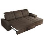 Narożnik MADRITO L - strona prawa - brązowy, welwet