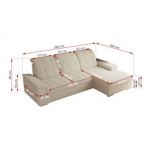 Narożnik MADRITO L - strona prawa - beżowy, boucle