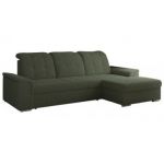 Narożnik MADRITO L - strona prawa - ciemnozielony, boucle