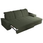 Narożnik MADRITO L - strona prawa - ciemnozielony, boucle