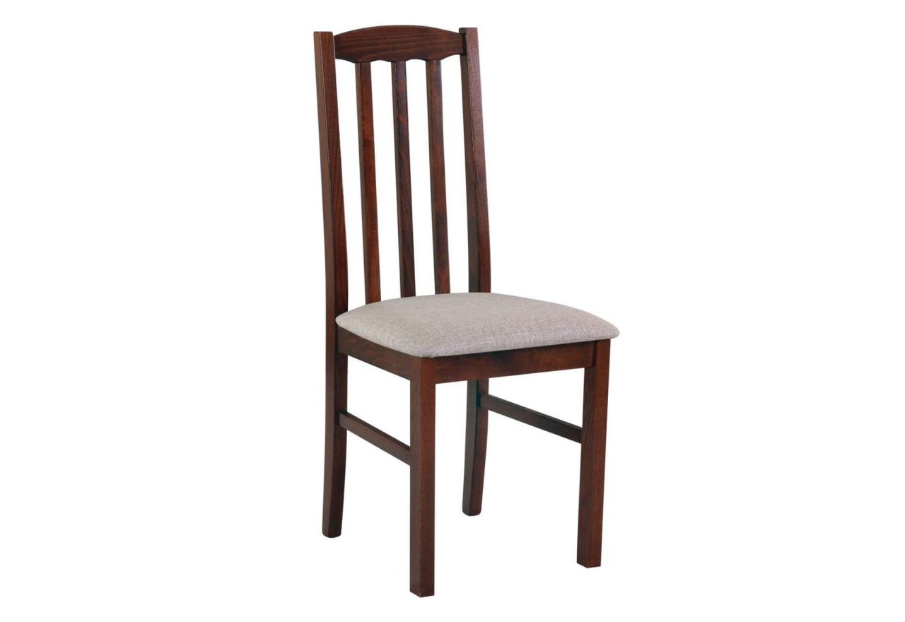 Krzesło drewniane z siedziskiem tapicerowanym do jadalni i kuchni - ANAT 12