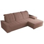 Narożnik MADRITO L - strona prawa - różowy, boucle