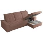 Narożnik MADRITO L - strona prawa - różowy, boucle