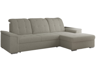 Narożnik MADRITO L - strona prawa - szary, boucle