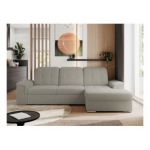 Narożnik MADRITO L - strona prawa - szary, boucle