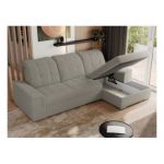 Narożnik MADRITO L - strona prawa - szary, boucle