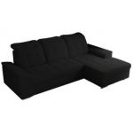 Narożnik MADRITO L - strona prawa - czarny, boucle